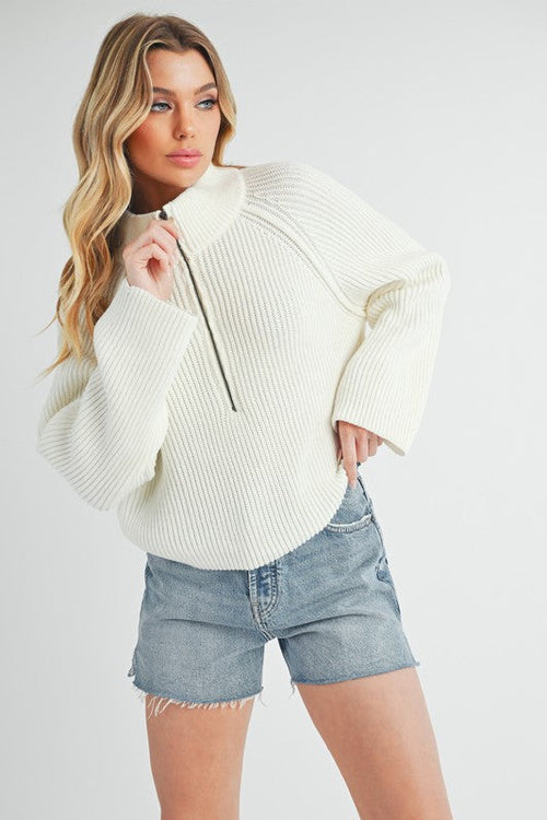 Debbie Half-Zip Sweater